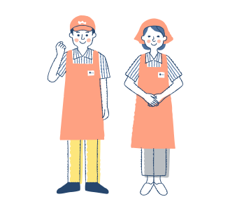弁当業者のイラスト